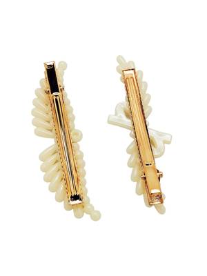  White Pearl Multi Shapes Set of 3 Hairclip 2