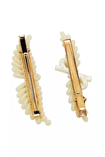  White Pearl Multi Shapes Set of 3 Hairclip