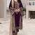 georgette embroidered pakistani salwar suit for women | semi-stitched top and un-stitched bottom with duppata