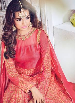 Green net semi stitched wedding floor length anarkali suit 2