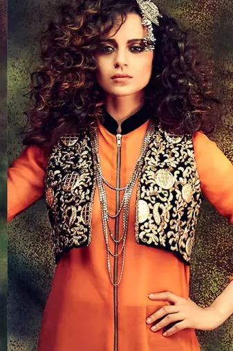Orange Viscose Georgette Wedding Punjabi Salwar Suit