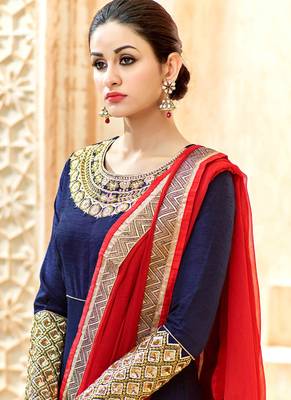 Beige net semi stitched wedding abaya anarkali 2