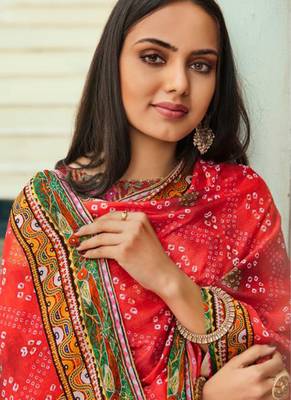 Maroon net semi stitched party straight cut suit 2