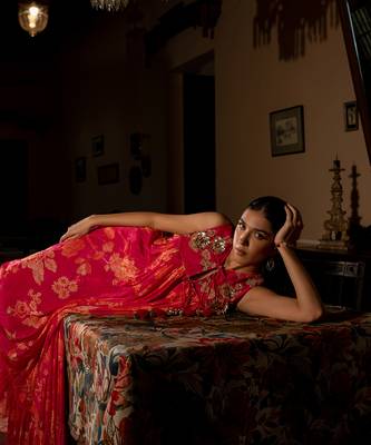 Flourishing floral maxi dress 5