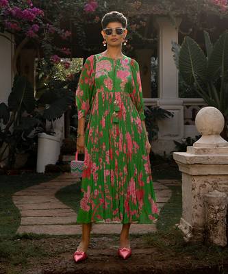 Spring blooming floral maxi dress 1