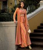 Vintage floral stripe jacket set