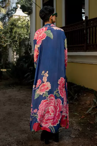 Blooming big floral jacket set