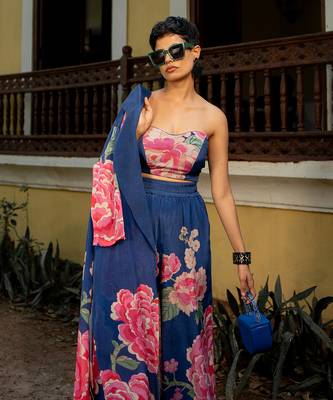 Blooming big floral jacket set 5