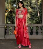 Romantic floral jacket set