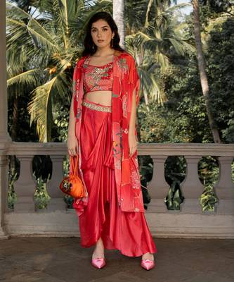 Romantic floral jacket set 5