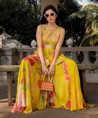 Refreshing floral jumpsuit 2