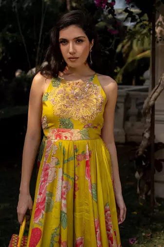 Refreshing floral jumpsuit