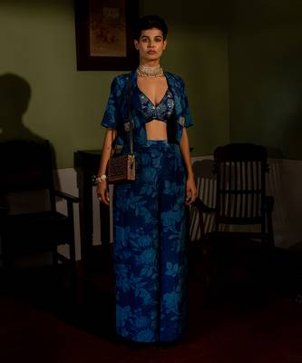 Bluebell floral jacket set 1