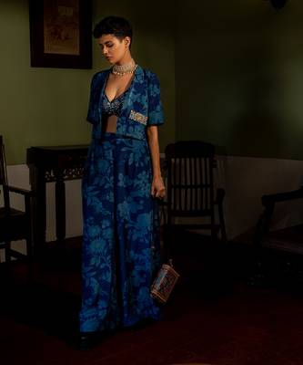 Bluebell floral jacket set 2