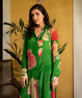 Spring blooming floral kurta set 2