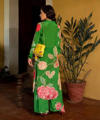 Spring blooming floral kurta set 3