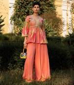 Blush nasha printed plazzo set