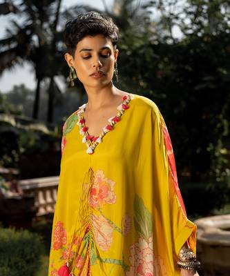 Refreshing floral kaftan 4