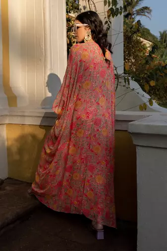 Cheery blosssam kaftan set