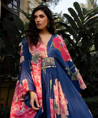 Blooming big floral kaftan 2
