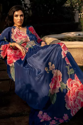 Blooming big floral kaftan