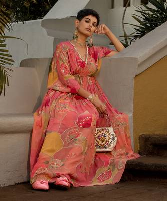 Blush nasha kaftan 2