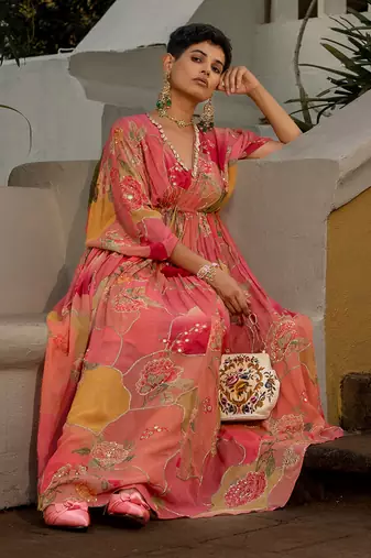 Blush nasha kaftan