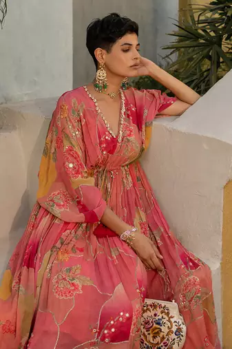 Blush nasha kaftan