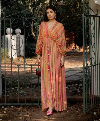 Vintage stripe kaftan 1