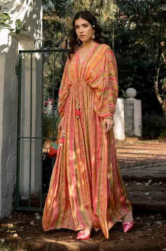 Vintage stripe kaftan
