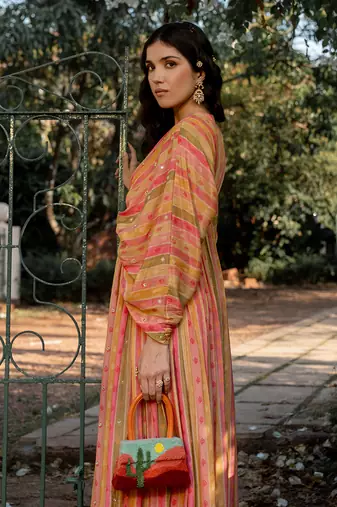Vintage stripe kaftan
