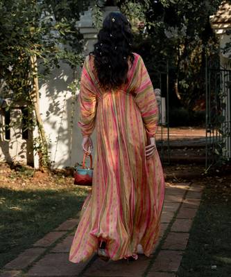 Vintage stripe kaftan 5