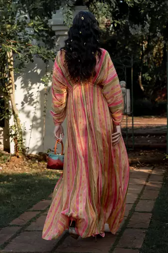 Vintage stripe kaftan