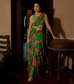 Full Bloom Saree Set