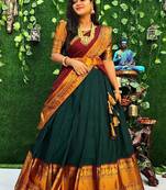South Indian Traditional Half Saree For Women