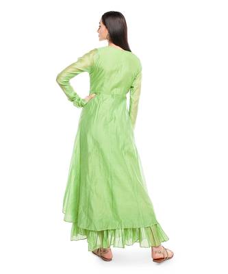 Greenapple chanderi dress 4