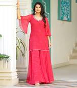 Rose leheriya kurta set