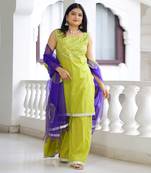 Green gota suit set