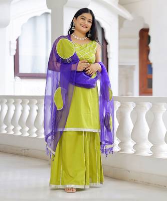 Green gota suit set 2