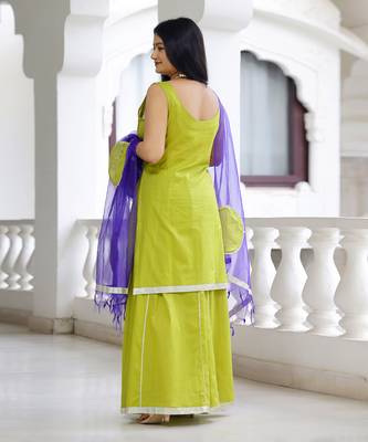 Green gota suit set 5