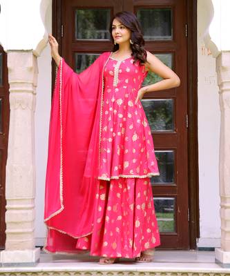 Gulabi cotton suit set 1