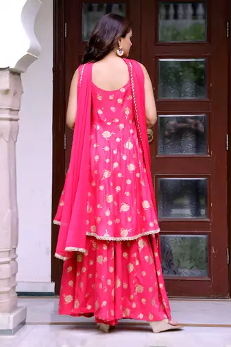Gulabi cotton suit set