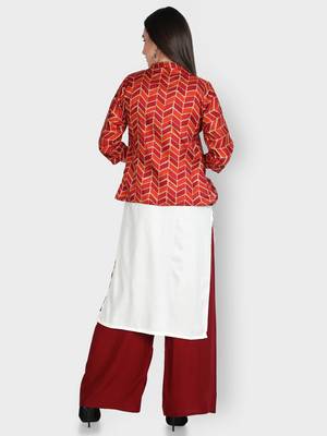 Multicolor printed viscose rayon kurta-sets 6