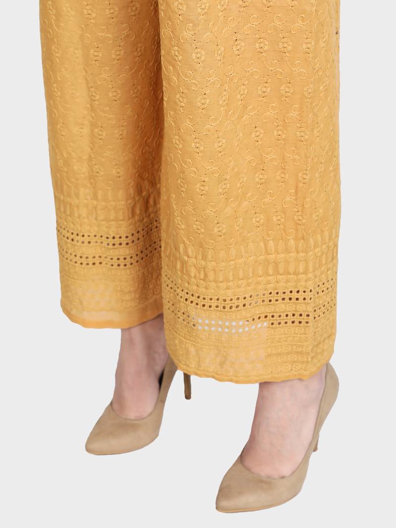 Dark-green woven cotton kurta-sets