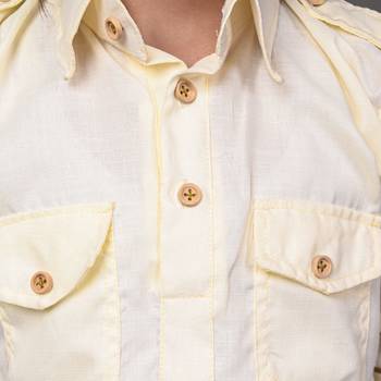 Vesham cream pathani suit set for men 5
