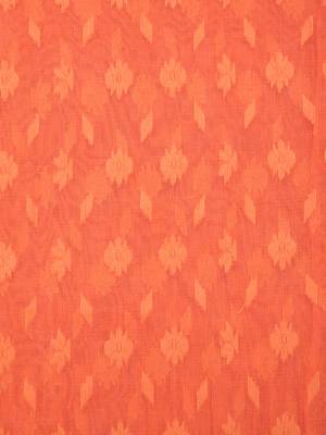 Orange Hand Woven Pure Cotton Saree Without Blouse 4