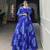 Women's Chiffon With Floral Printed Long Gown