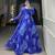 Women's Chiffon With Floral Printed Long Gown