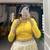 Yellow Colour Wedding Special Crop Top Lehenga