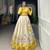 Yellow Colour Wedding Special Crop Top Lehenga